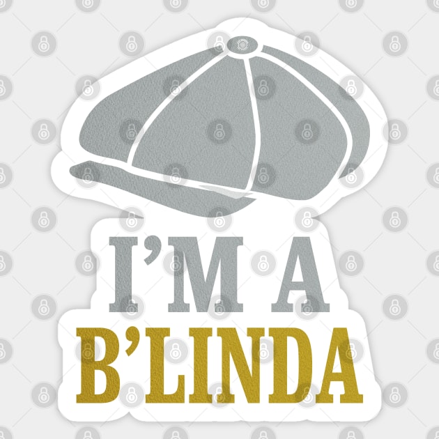 Newsboy B'linda Sticker by eyevoodoo